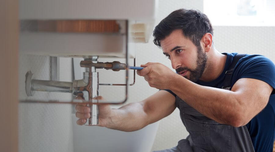 Hot water issue at sink in Staunton, IN